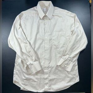 Armani Collezioni Long Sleeve Button Down Dress Shirt Size 41 16 R Made in Italy